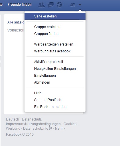 Facebook-Fanpage erstellen