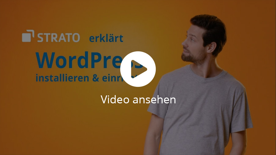 WordPress Hosting bei STRATO installieren: Video