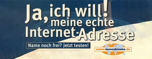 1998 - Wunschname.de Kampagne