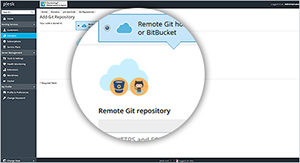 Screen - Git Support in Plesk