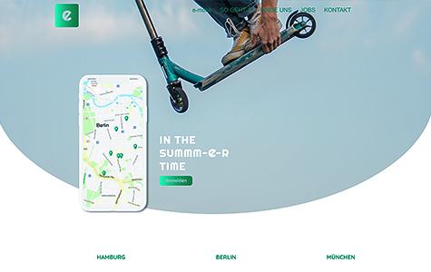 Creative Project – www.strato-demo-e-mobility.de