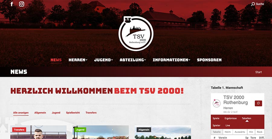 screenshot tsv2000rothenburg-fussball.de