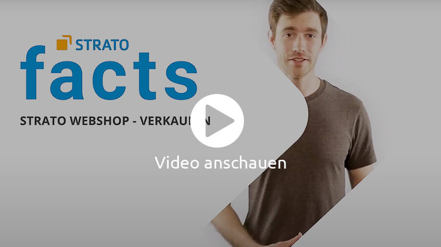 Vorschaubild für das Webshop Erklärvideo von STRATO