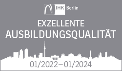 IHK Berlin Exzellente Ausbildungsqualiät 2022 - 2024