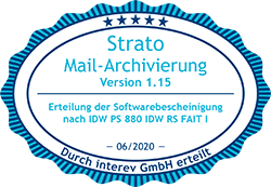 Mail Archivierung Zertifizierungen