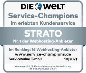Siegel: Die Welt Service Champion