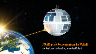 STRATO plant erstes Rechenzentrum im Weltall