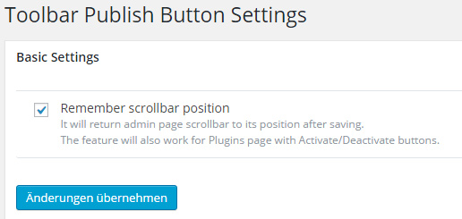 Die Option „Remember scrollbar position“ spart viel Zeit und Nerven.