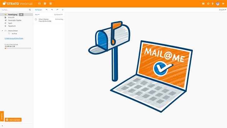 Neuer Look für STRATO Webmail