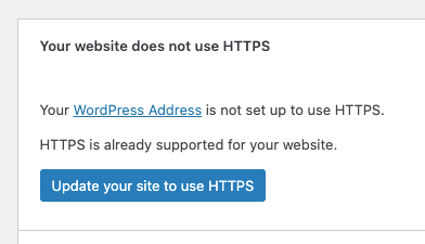 WordPress 5.7: van HTTP naar HTTPS