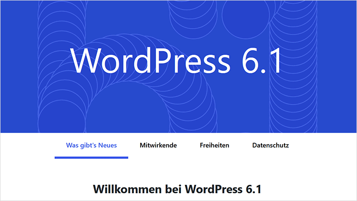 WordPress 6.1 bringt ein neues Standard-Theme