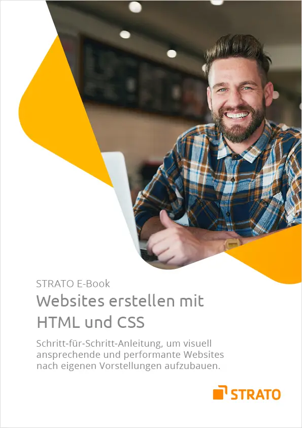STRATO E-Book: HTML und CSS (Cover)