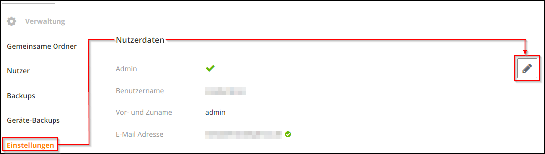 Username ändern Username ändern