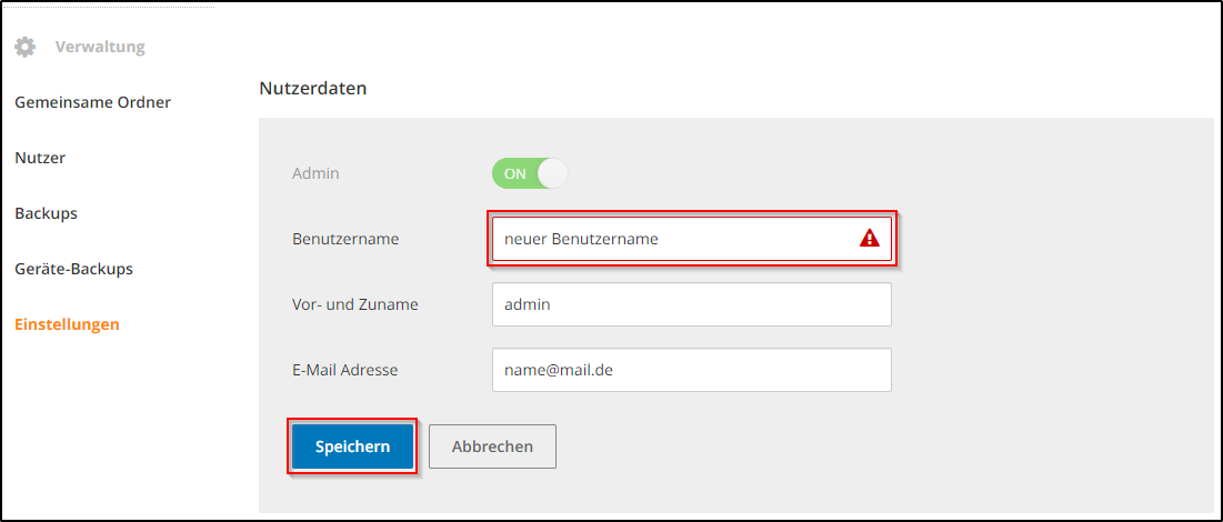 neuer Username neuer Username