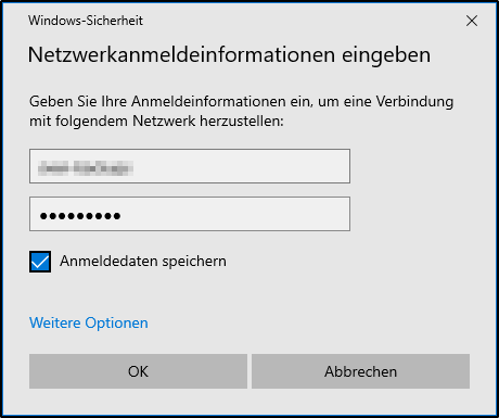 Zugangsdaten Zugangsdaten