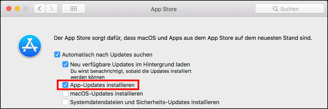 Update Apps MAC Update Apps MAC
