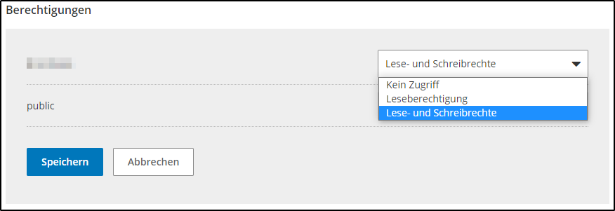 Ordner-Berechtigungen Ordner-Berechtigungen