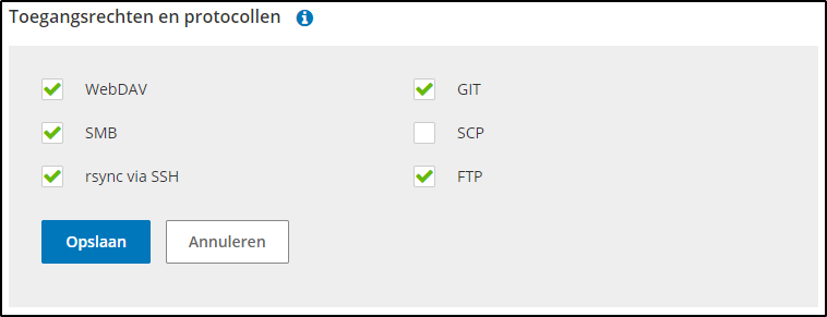 Toegangsrechten en Protocollen Toegangsrechten en Protocollen