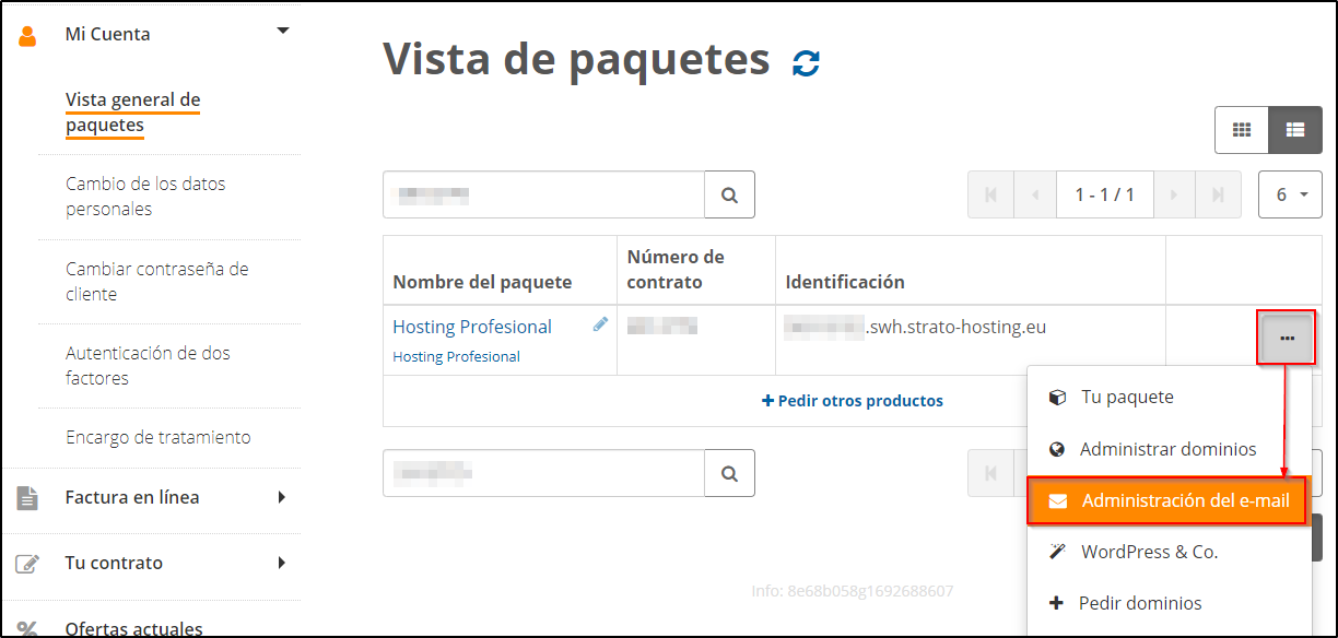 Administracion del e-mail Administracion del e-mail