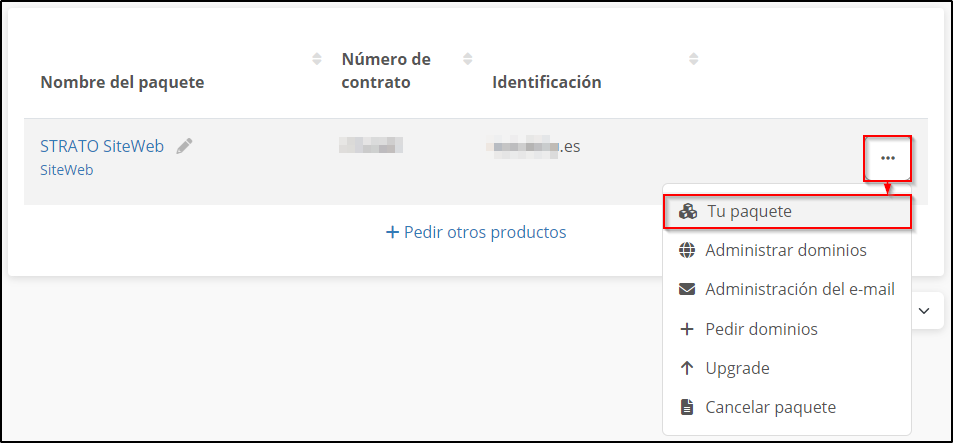 Acceso Clientes Tu paquete Acceso Clientes Tu paquete