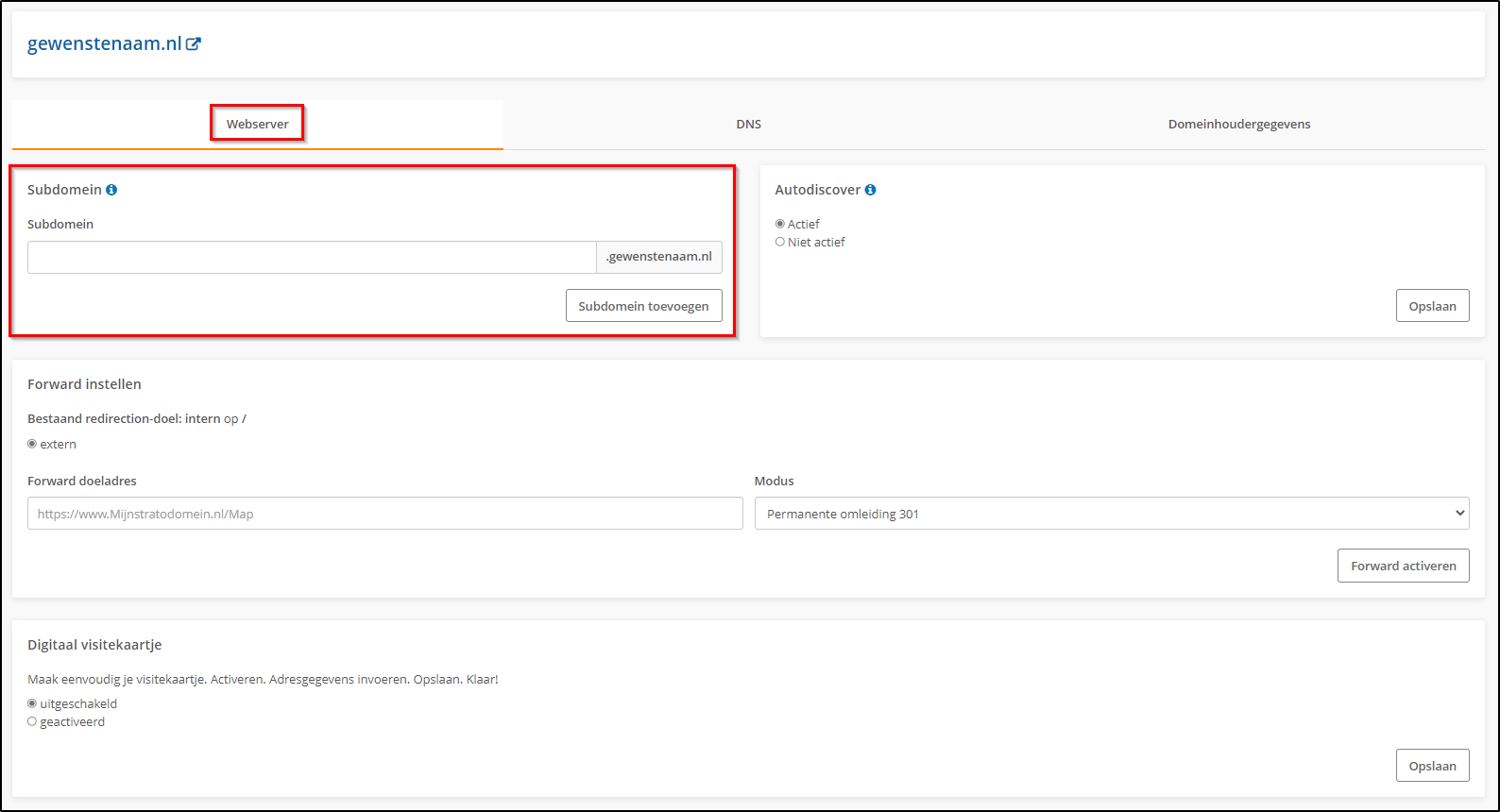 subdomein-toevoegen subdomein-toevoegen