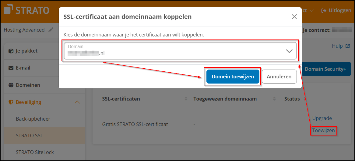 SSL Toewijzen SSL Toewijzen