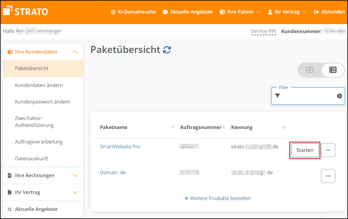 SmartWebsite starten 1 SmartWebsite starten 1