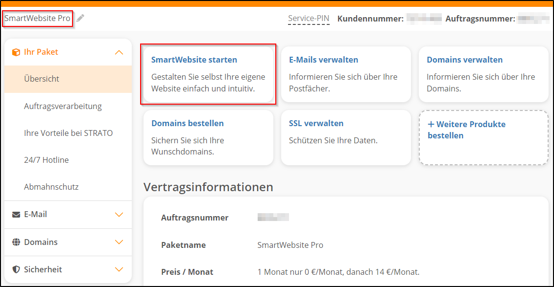 SmartWebsite starten 2 SmartWebsite starten 2