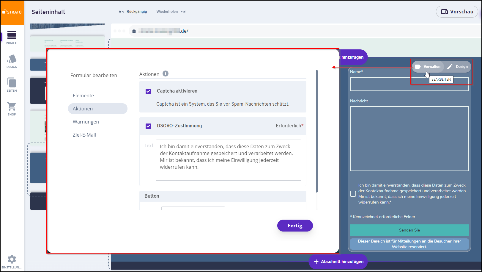 Inhalte - Element-verwalten Inhalte - Element-verwalten
