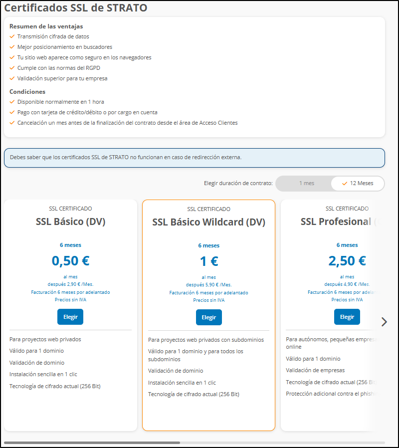 Certificados SSL Certificados SSL