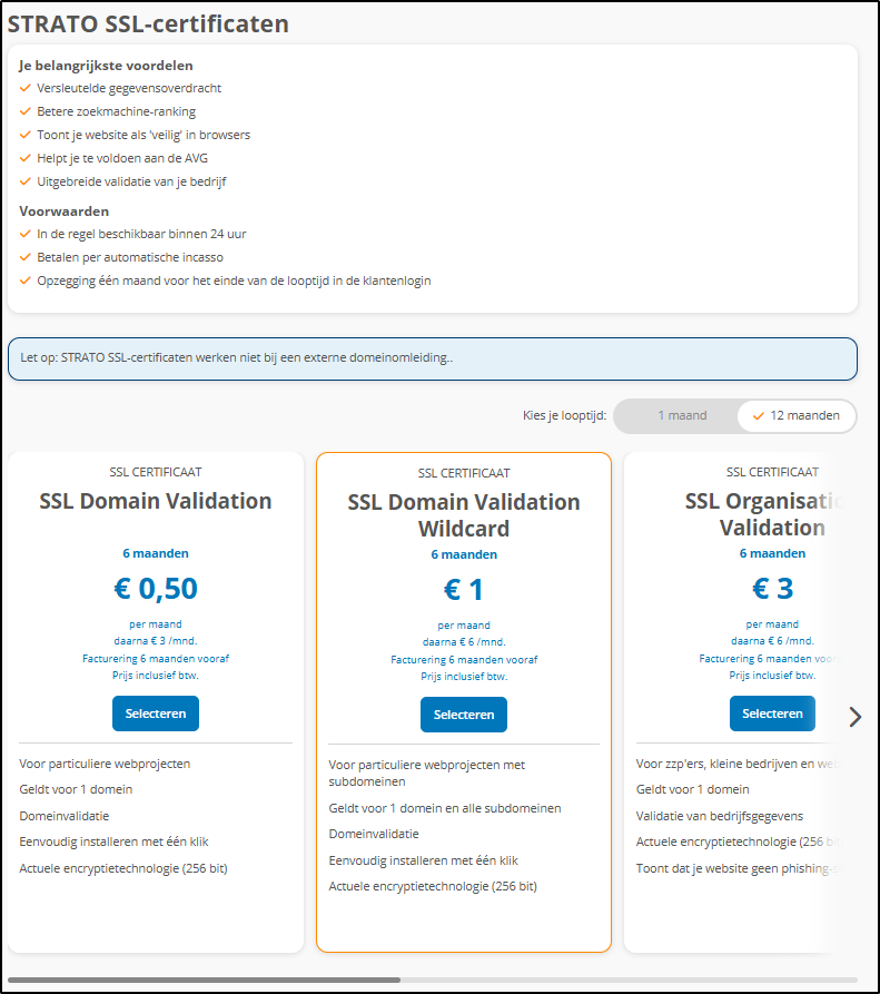 SSL-certificaaten SSL-certificaaten