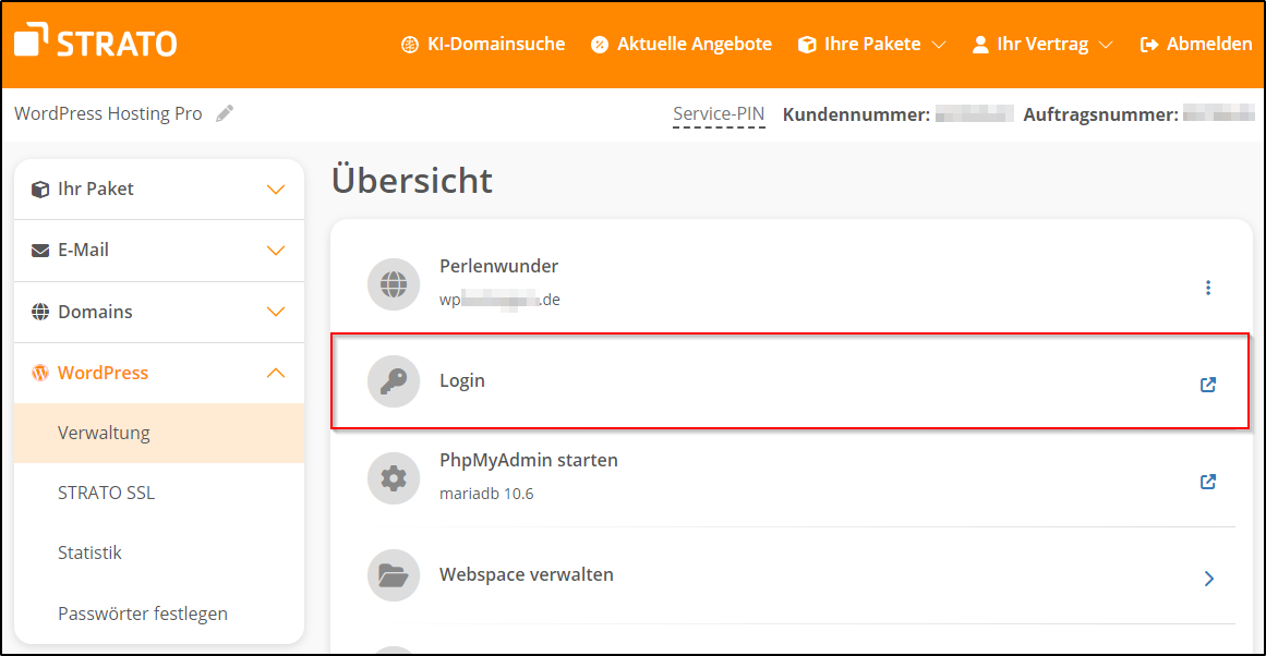 WordPress-Login WordPress-Login