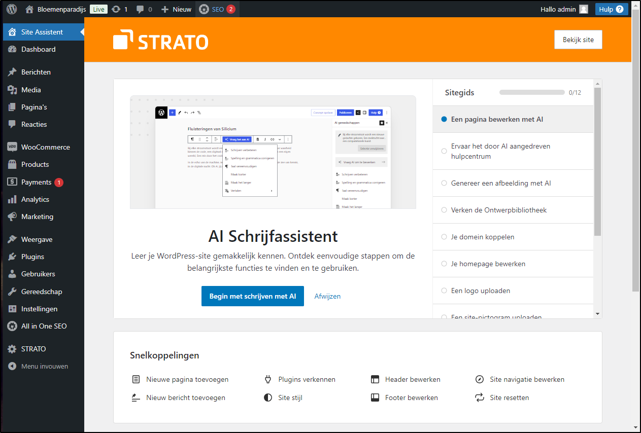 Site Assistent Site Assistent