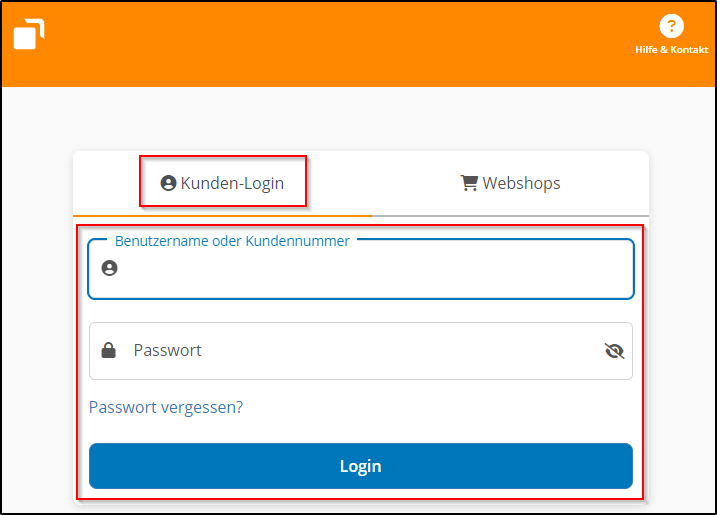 Login Kunden-Login Login Kunden-Login