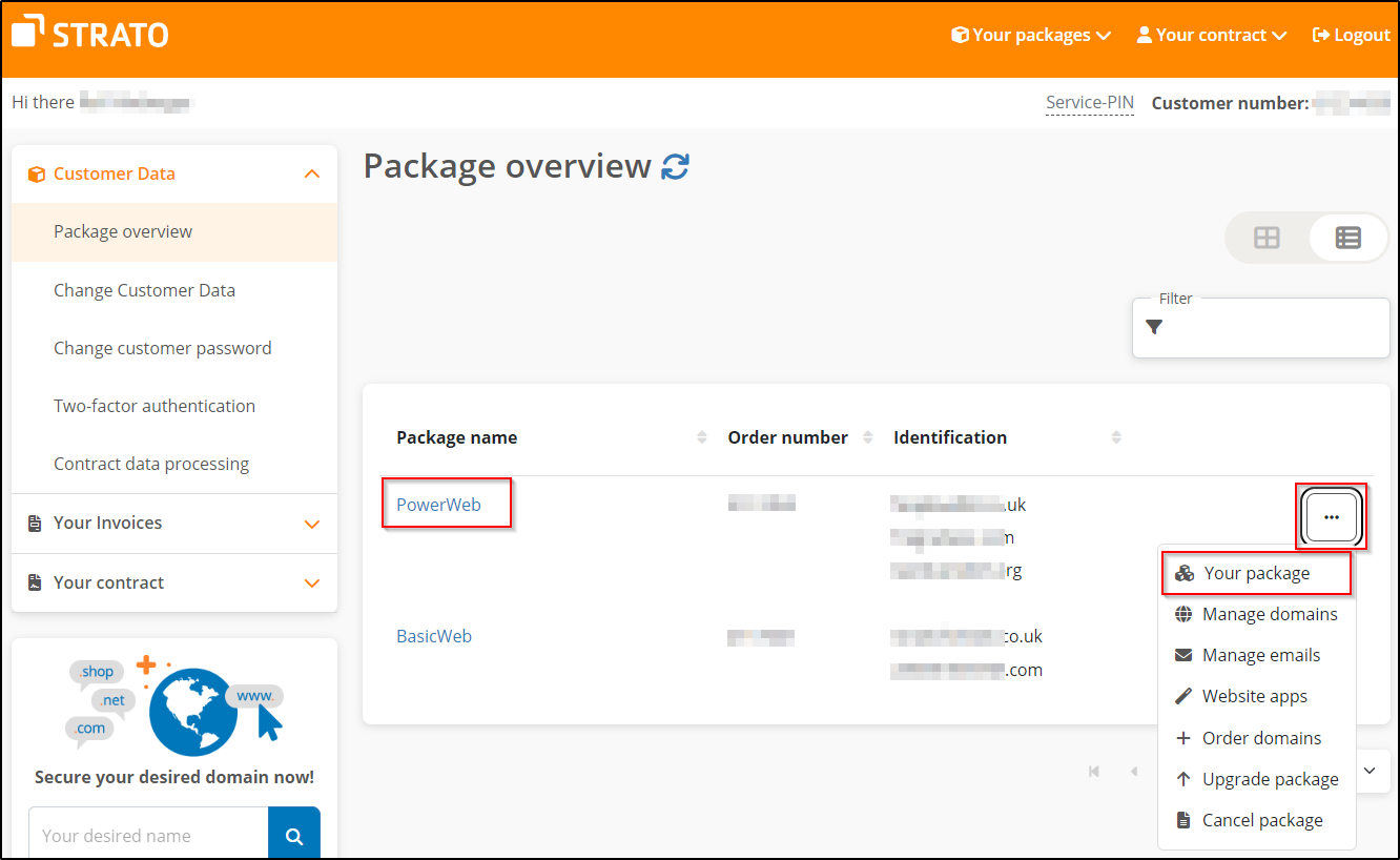 Login Your Package Login Your Package