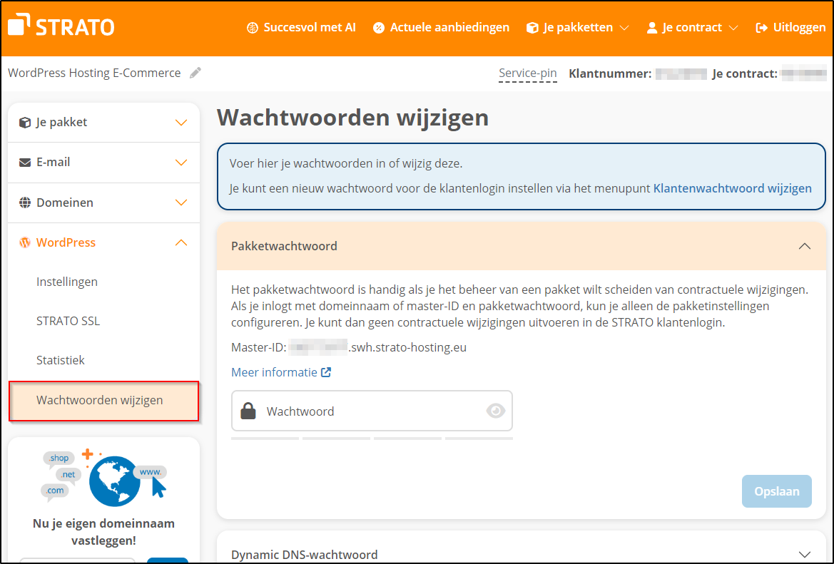 Wachtwoorden Wachtwoorden
