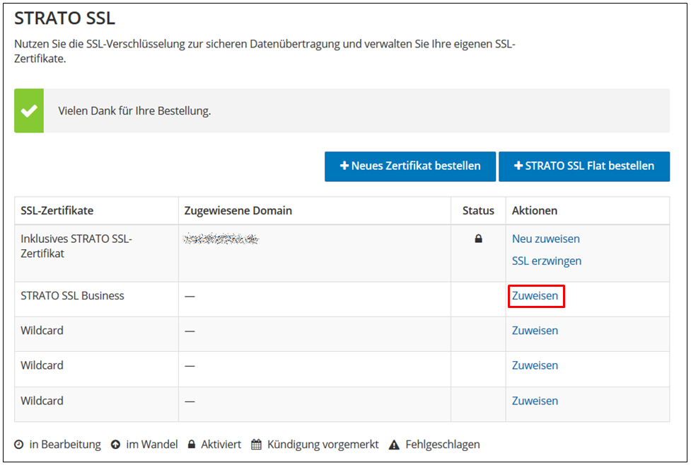 SSL: Die Zertifizierung von OV & EV Zertifikaten | STRATO