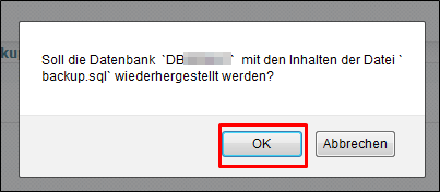 Dumper Bestätigung