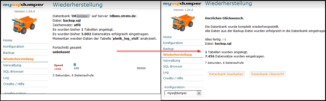 Dumper Abschluss