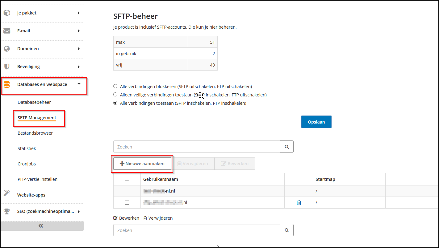 nieuwe aanmaken nieuwe aanmaken