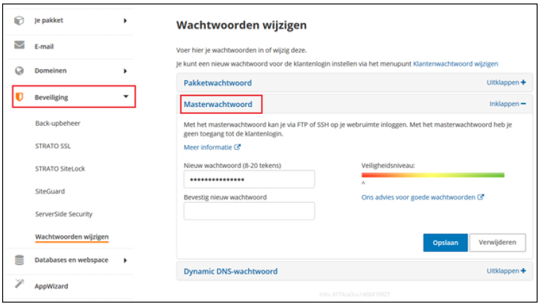 wachtwoorden wijzigen wachtwoorden wijzigen