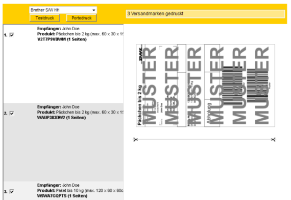 Dhl Paketaufkleber Ausdrucken