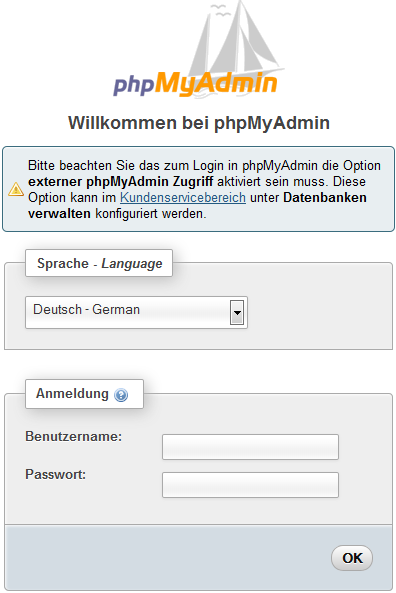 So verwalten Sie Datenbanken mit phpMyAdmin | STRATO