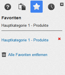 Löschen favoriten Einen Favoriten