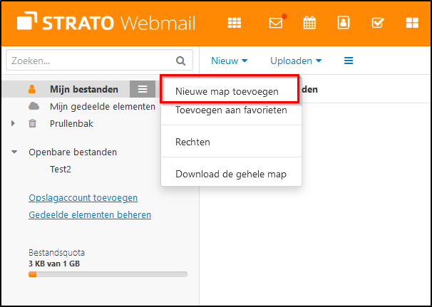 map_toevoegen map_toevoegen