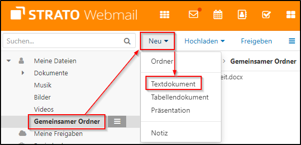 Drive - Neues Dokument Drive - Neues Dokument