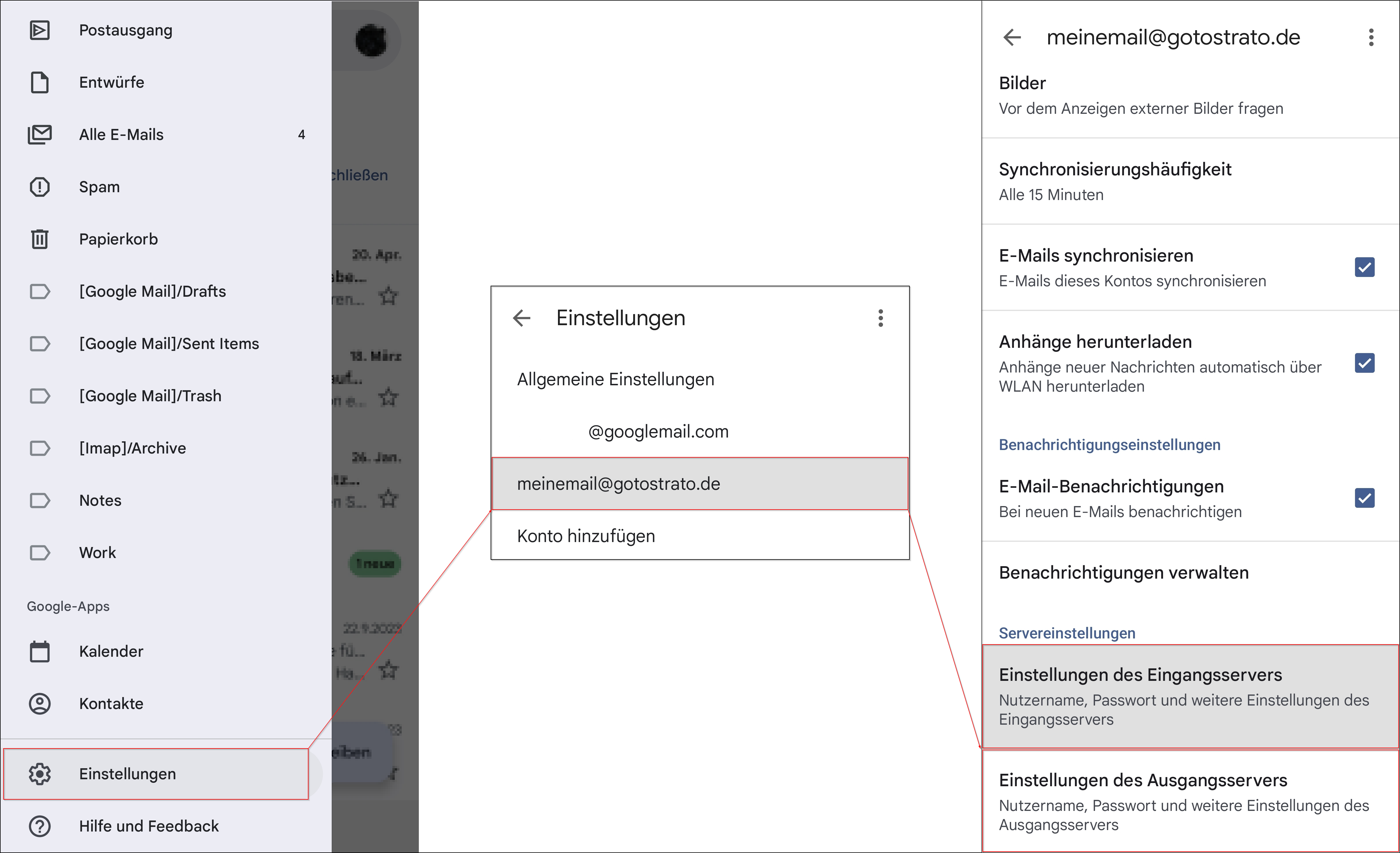 Servereinstellungen_01 (GMail) Servereinstellungen_01 (GMail)