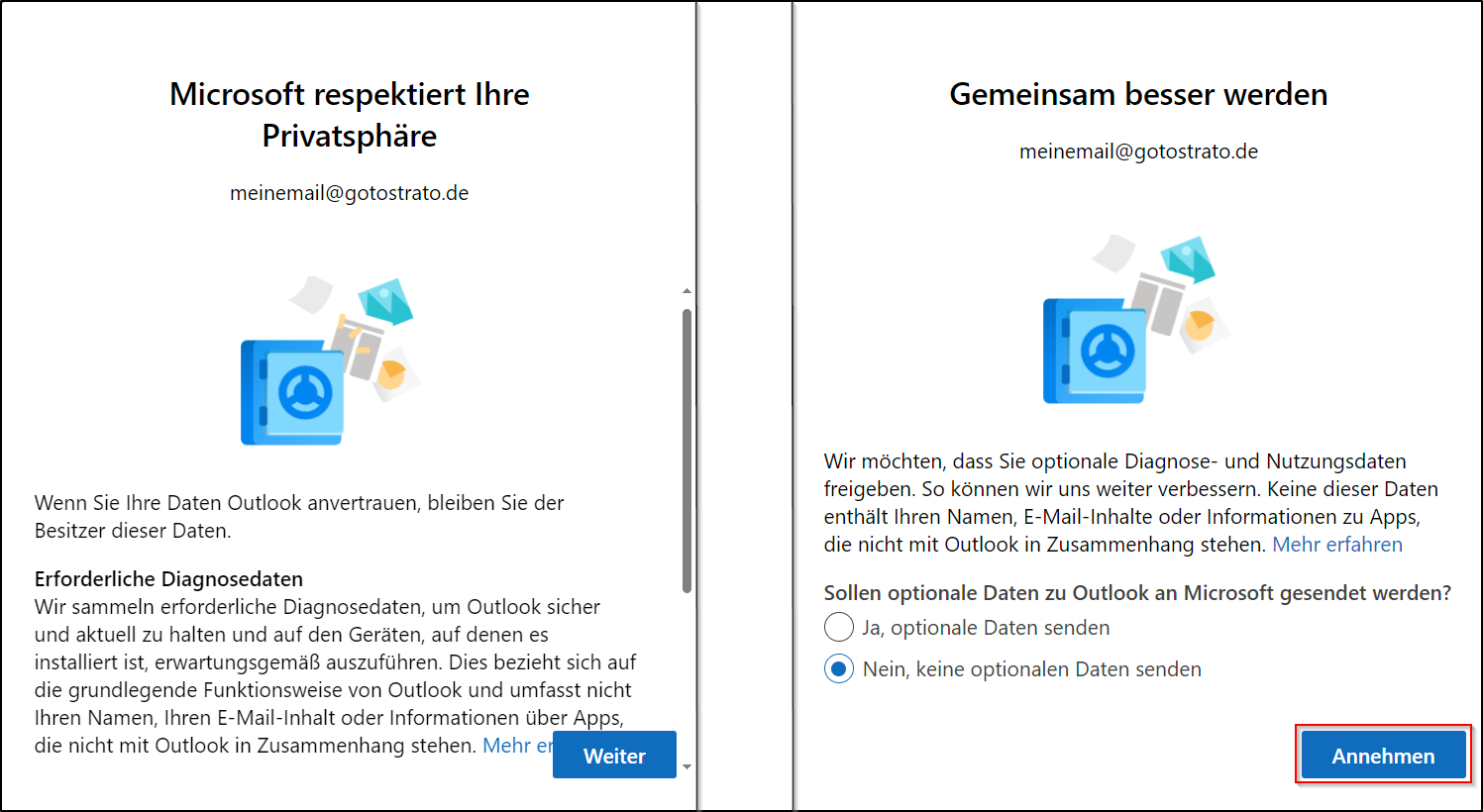 Outlook einrichten 05 Outlook einrichten 05