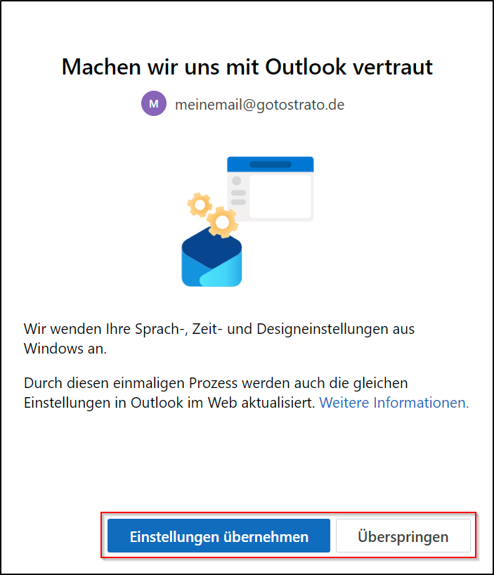 Outlook einrichten 07 Outlook einrichten 07