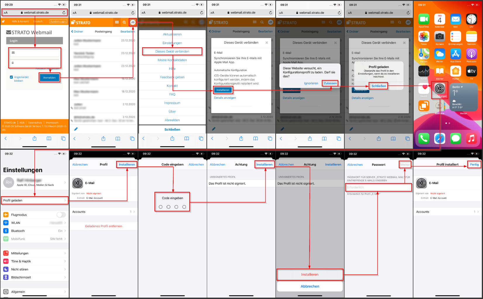 E-Mail-Konto Schritte automatisiert anlegen 20210218 E-Mail-Konto Schritte automatisiert anlegen